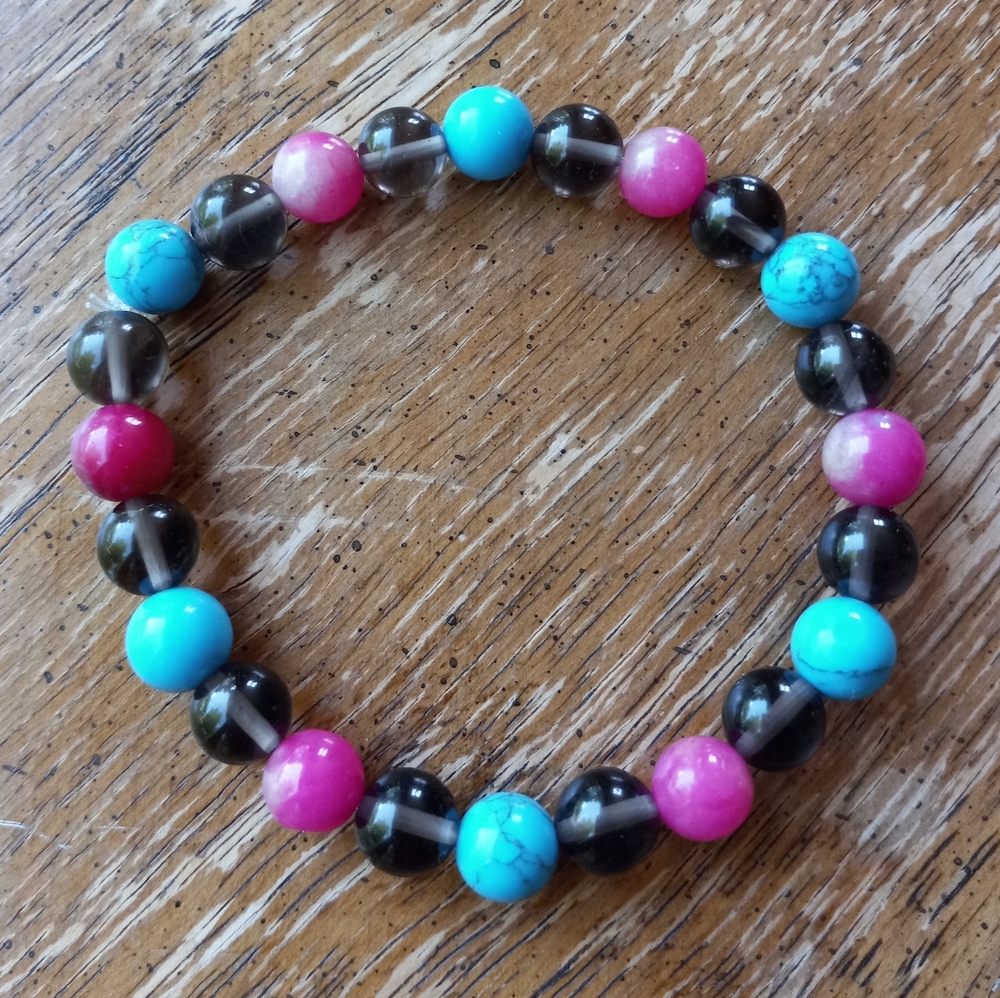 Handmade Crystal Beaded Kandi Bracelet!!!